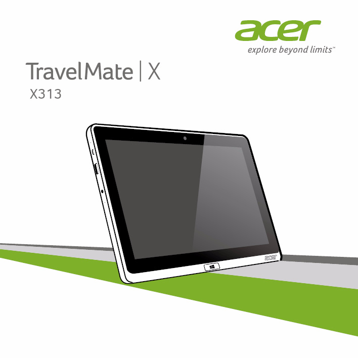 宏碁 Acer TravelMate X313-E 用户手册 封面