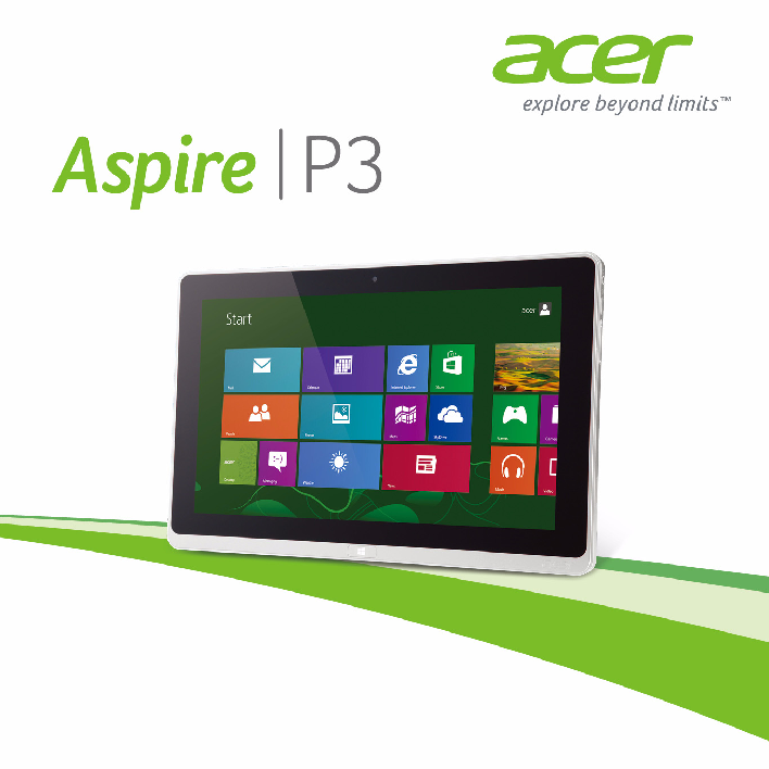 宏碁 Acer Aspire P3-131 用户手册 封面