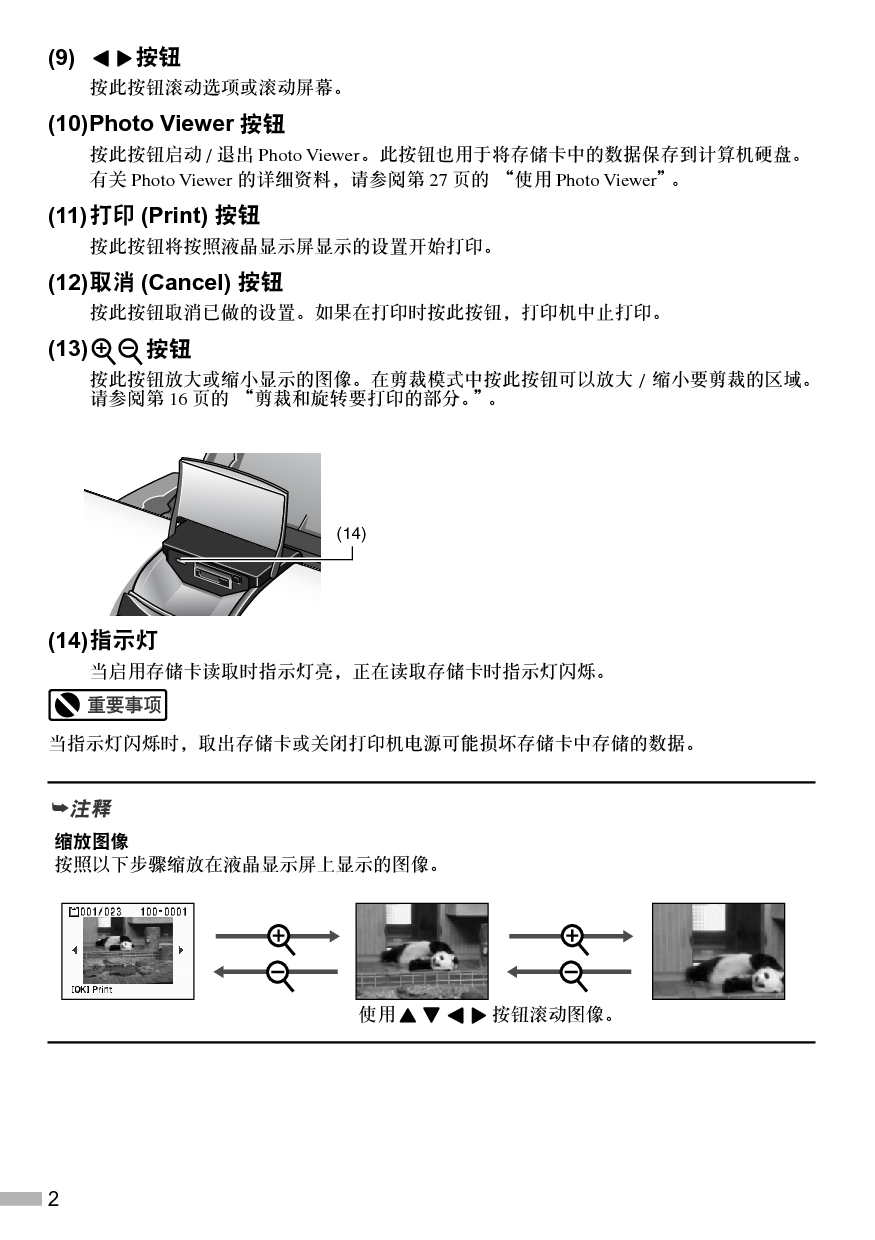 佳能 Canon i900D 直接打印 用户指南 第2页