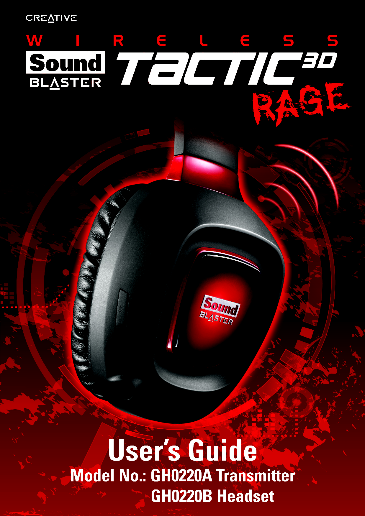 创新 Creative Sound Blaster Tactic3D Rage Wireless 用户指南 封面