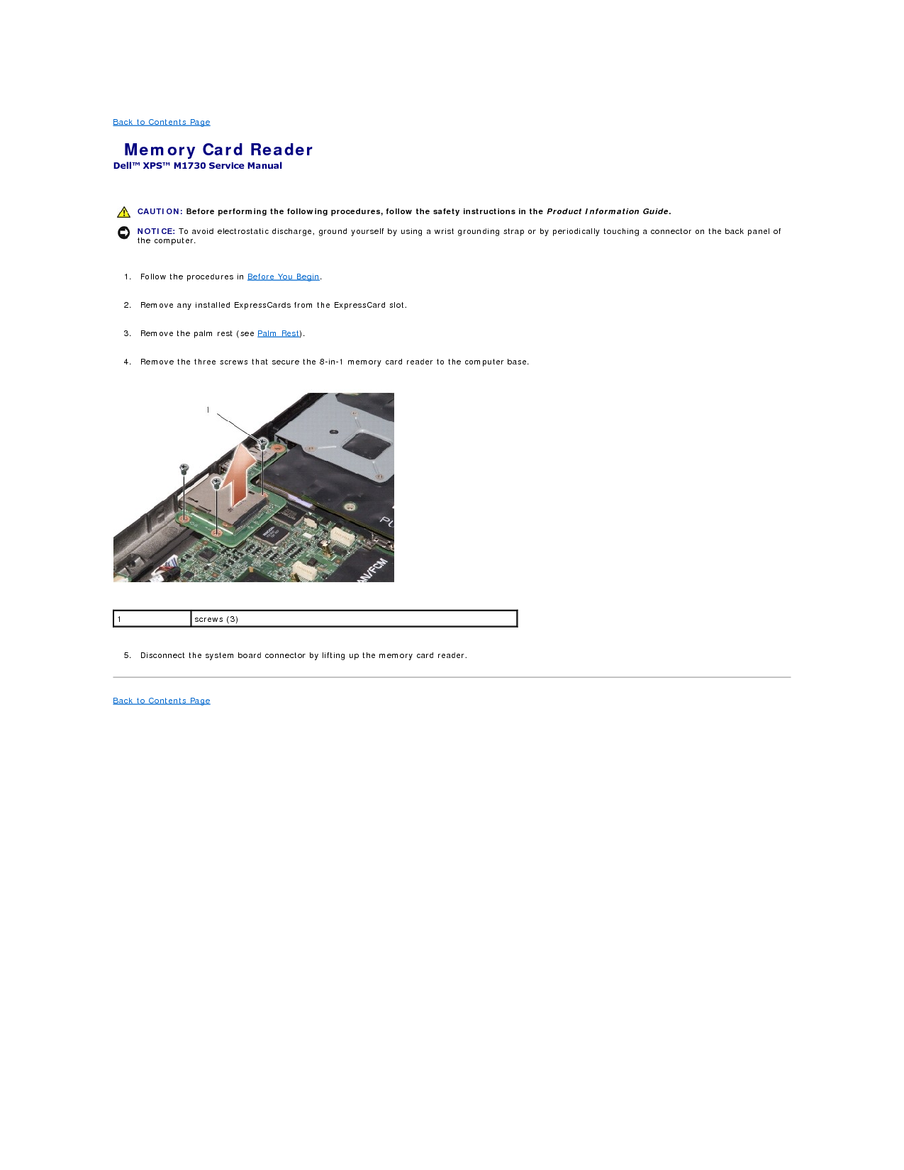 戴尔 Dell XPS M1730 繁体 维修服务手册 第1页