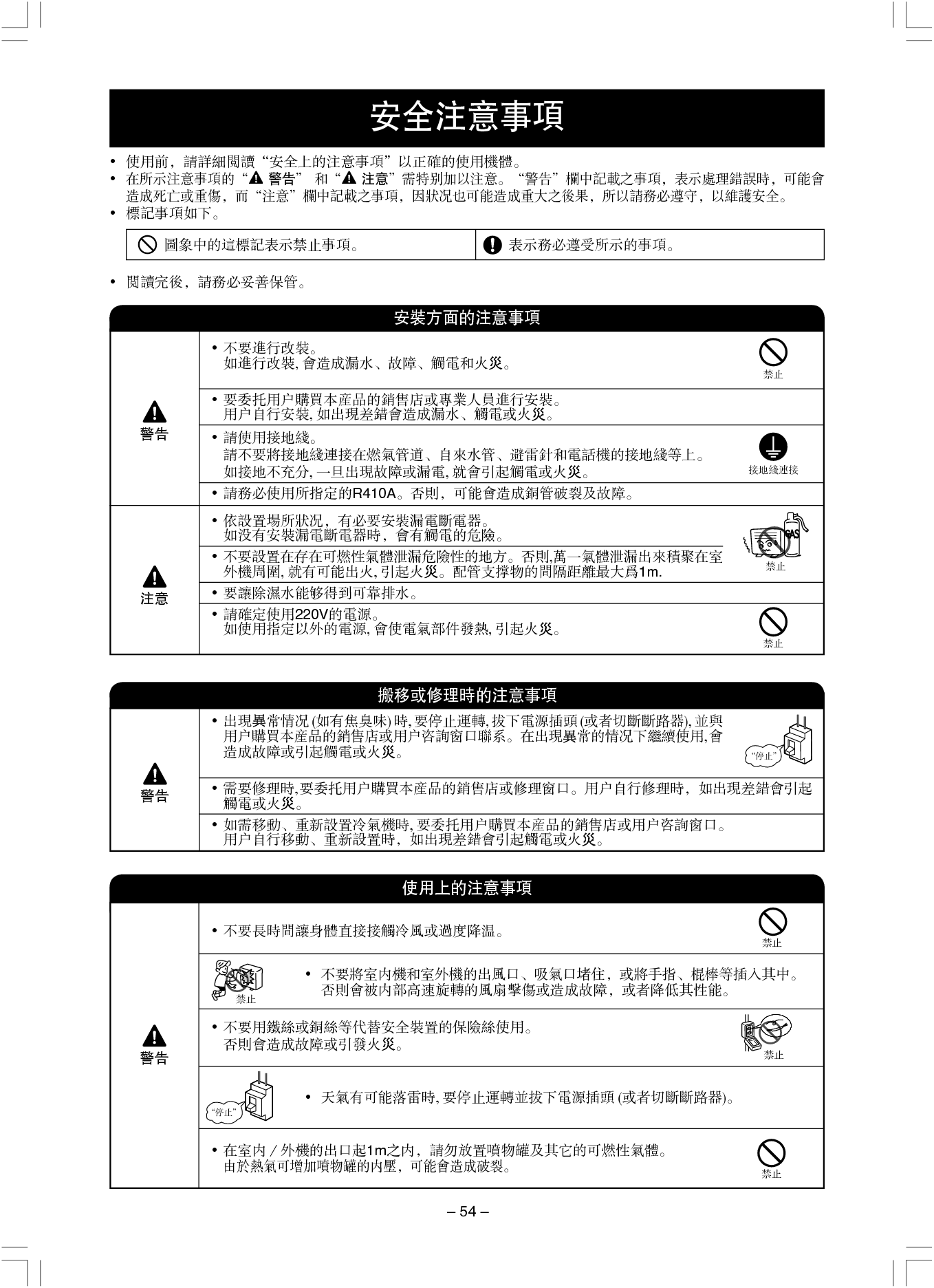 日立 Hitachi RAC-SX10HYK 使用说明书 第1页