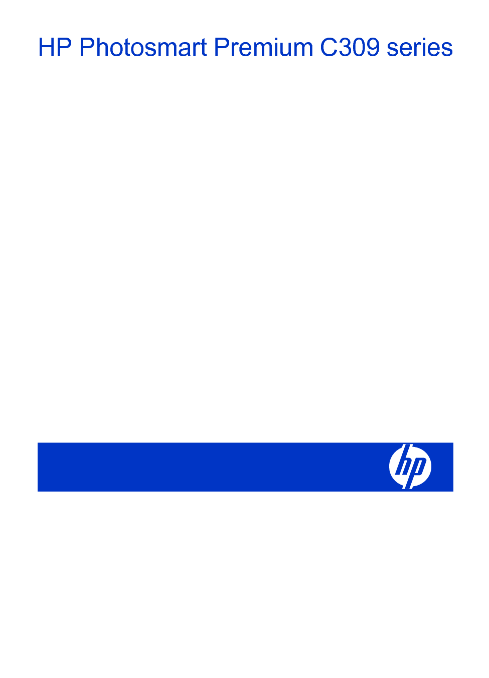 惠普 HP Photosmart Premium C309 Windows 用户指南 第1页