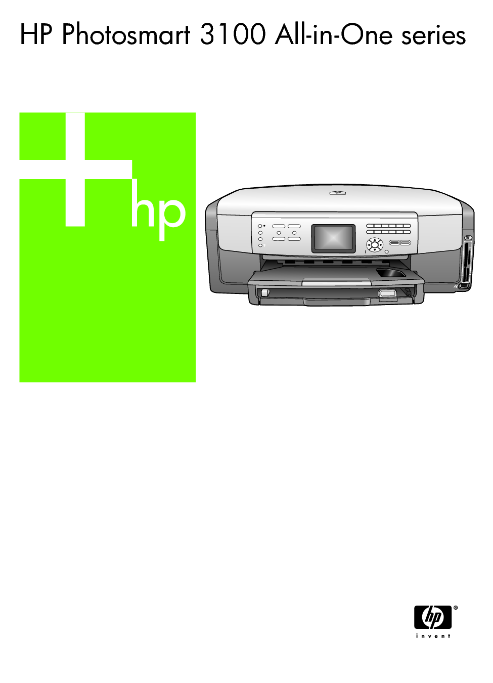 惠普 HP Photosmart 3100 用户指南 封面