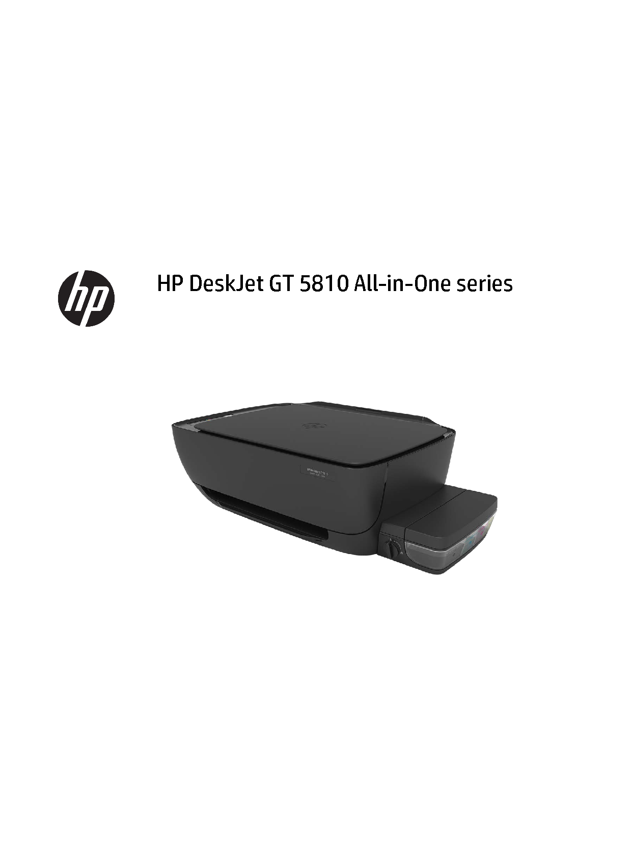 惠普 HP DeskJet GT 5810 用户指南 封面