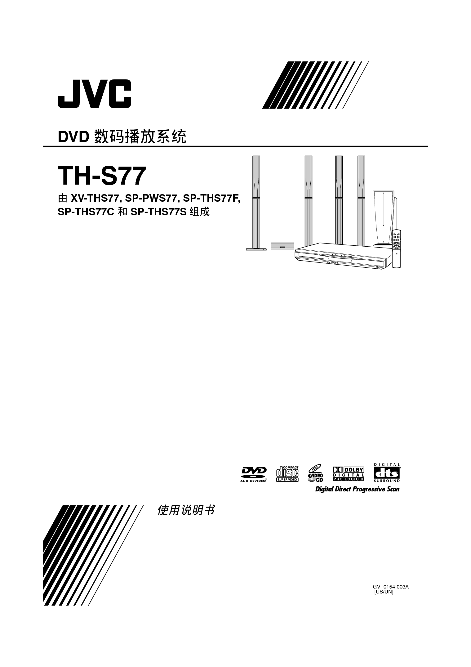 JVC TH-S77 使用说明书 封面