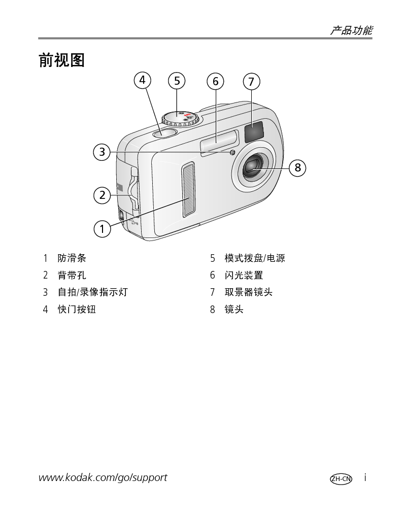 柯达 Kodak EasyShare C310 用户指南 第2页