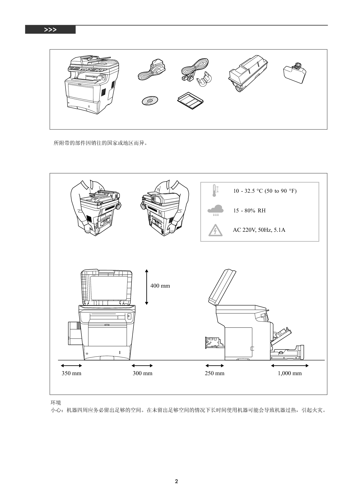 京瓷 Kyocera FS-3410MFP 操作手册 第1页
