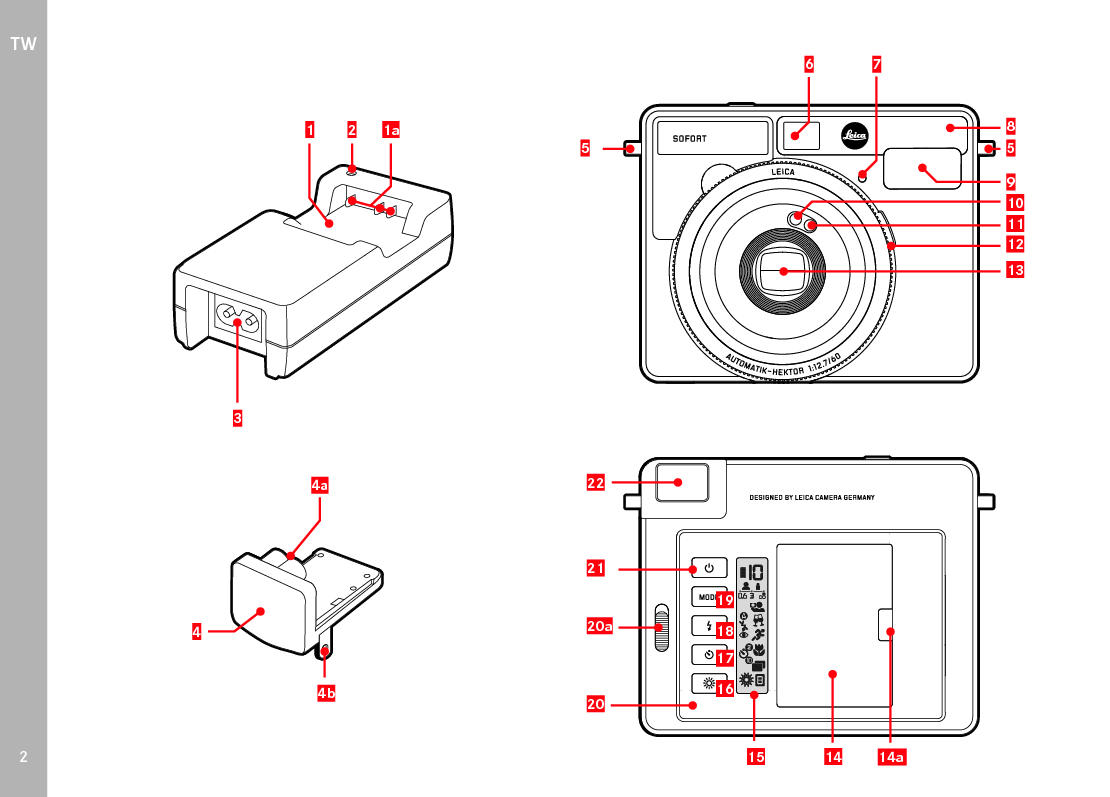莱卡 Leica SOFORT 繁体 使用说明书 第1页