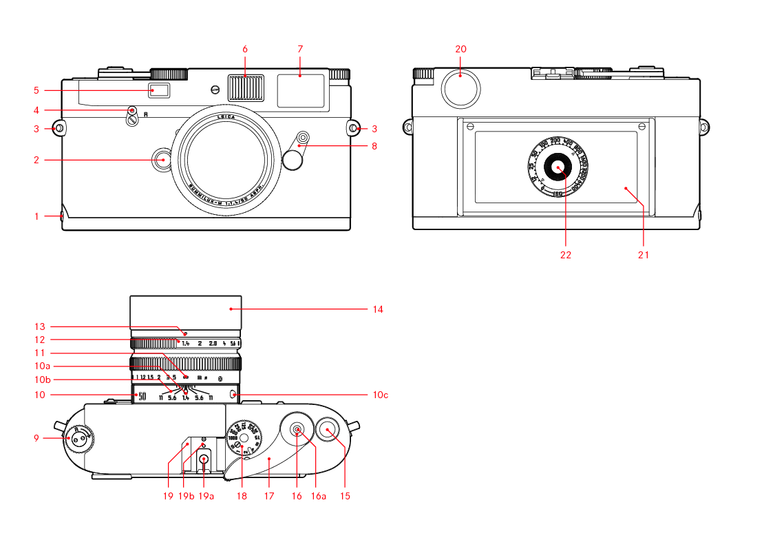 莱卡 Leica M-A 繁体 使用说明书 第1页