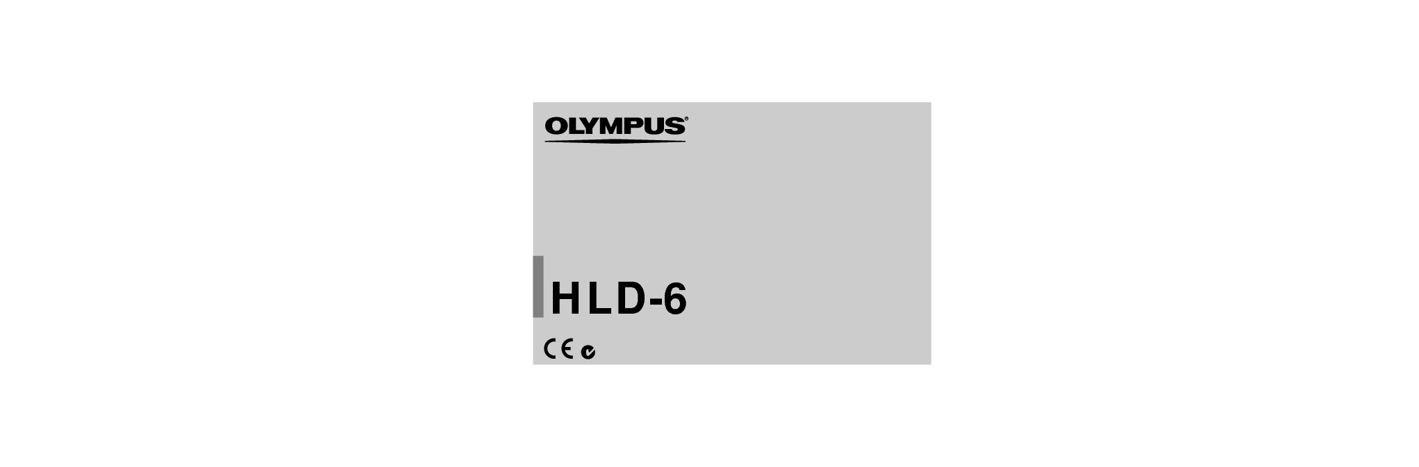 奥林巴斯 Olympus HLD-6 使用说明书 封面