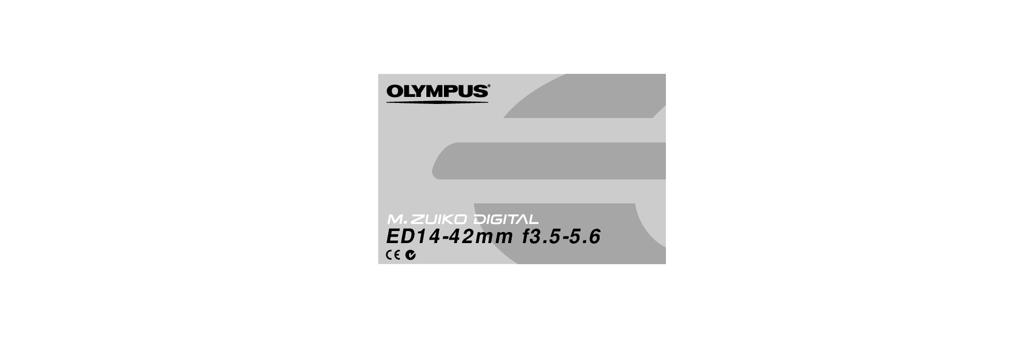 奥林巴斯 Olympus ED 14-42mm f3.5-5.6 使用说明书 封面