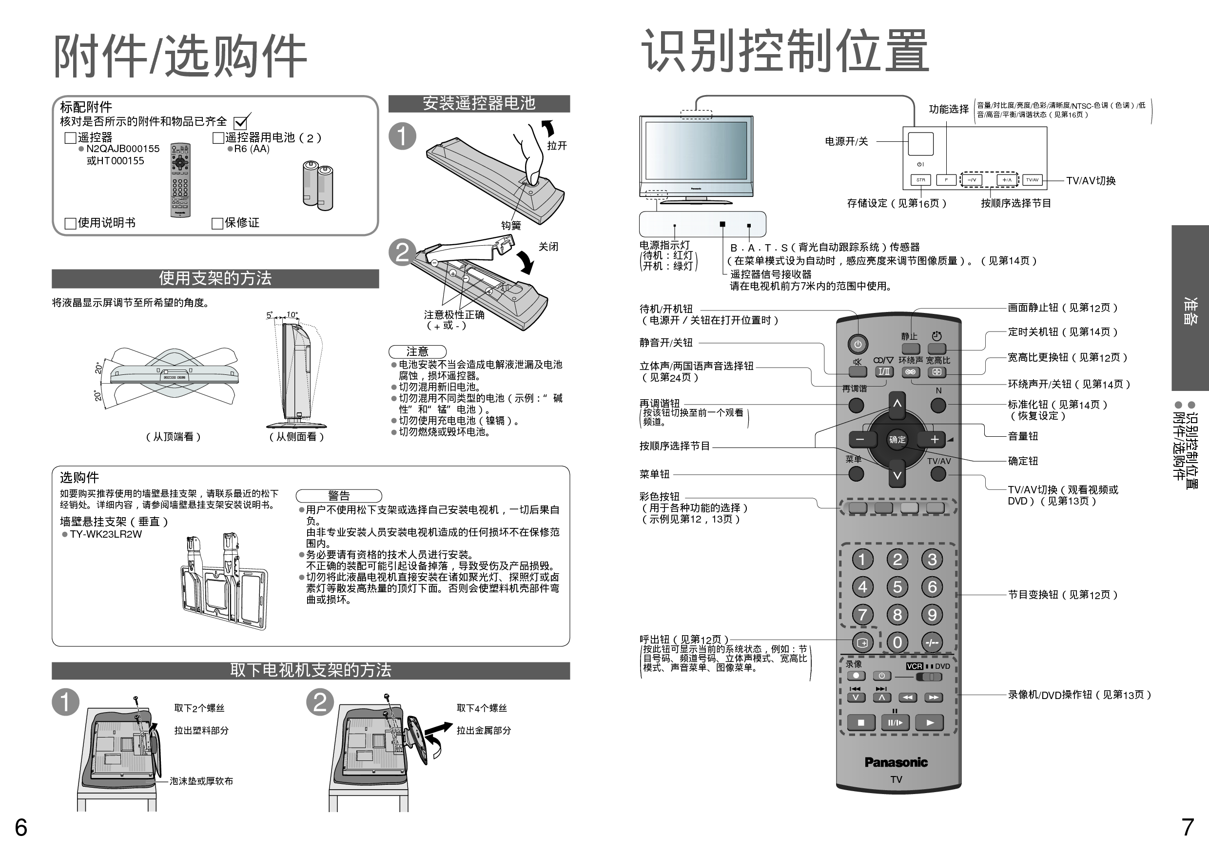 松下 Panasonic TC-23LX60D 说明书 第3页