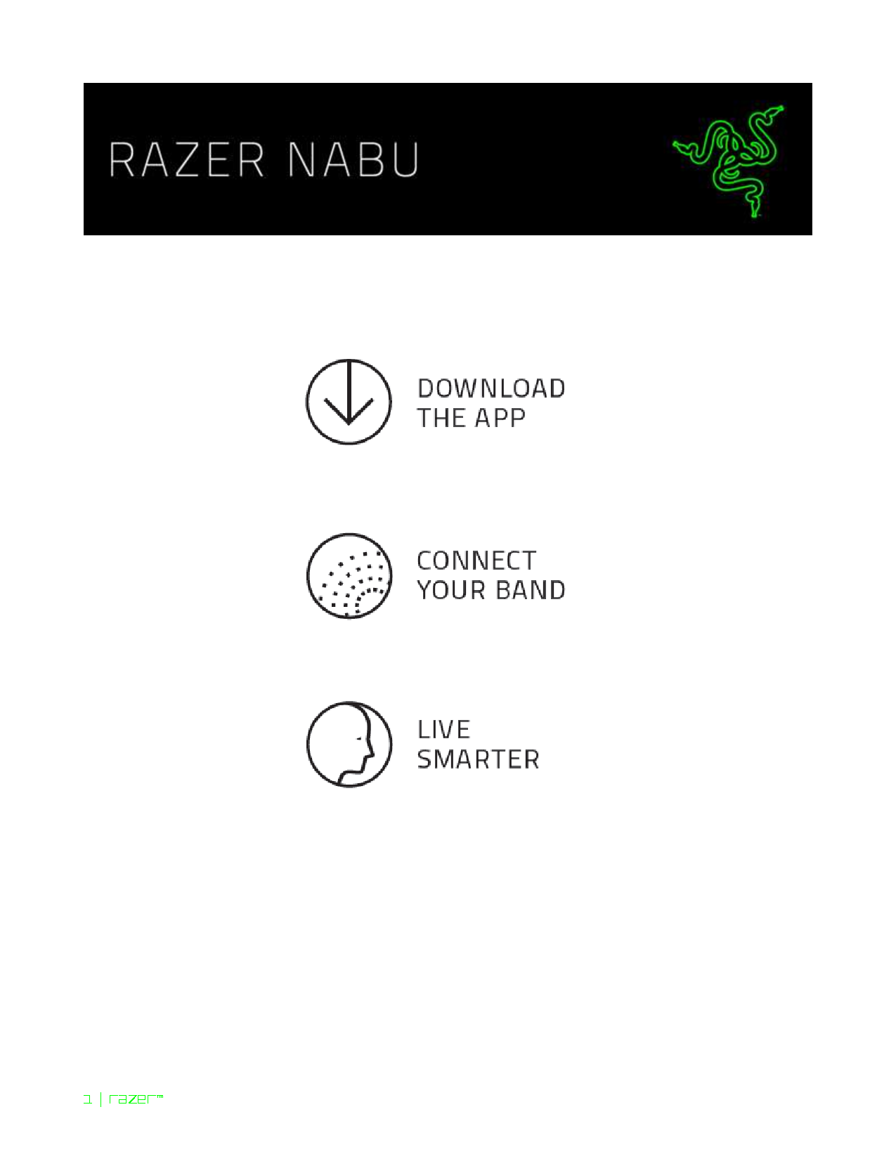 雷蛇 Razer NABU 使用说明书 封面