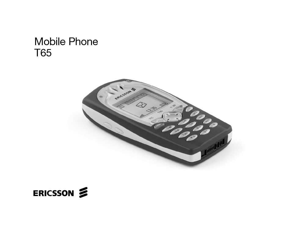 索尼爱立信 Sony Ericsson T65 用户指南 封面