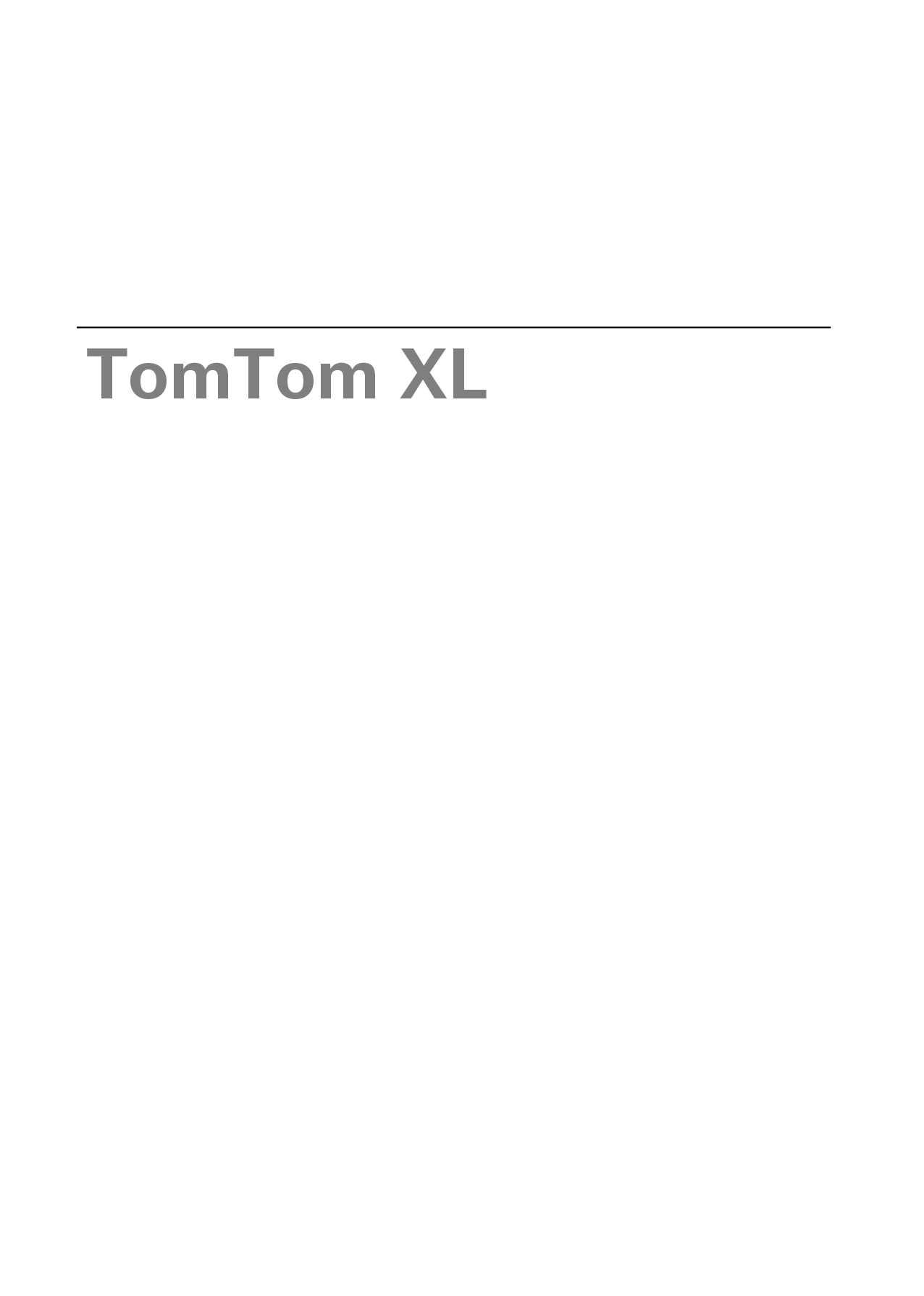 通腾 TomTom G430, GO 750 使用说明书 封面