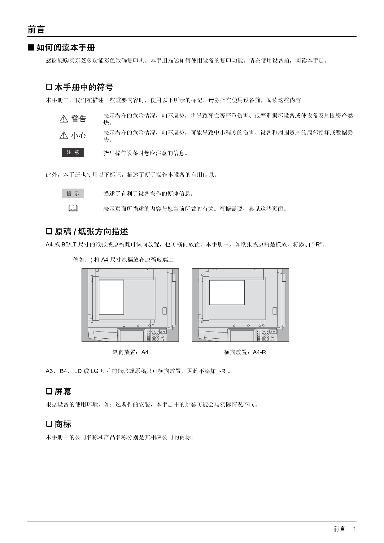 东芝 Toshiba e-STUDIO 2330C 复印 用户手册 第2页