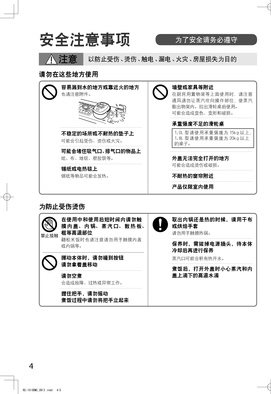 东芝 Toshiba RC-10RMC 使用说明书 第2页