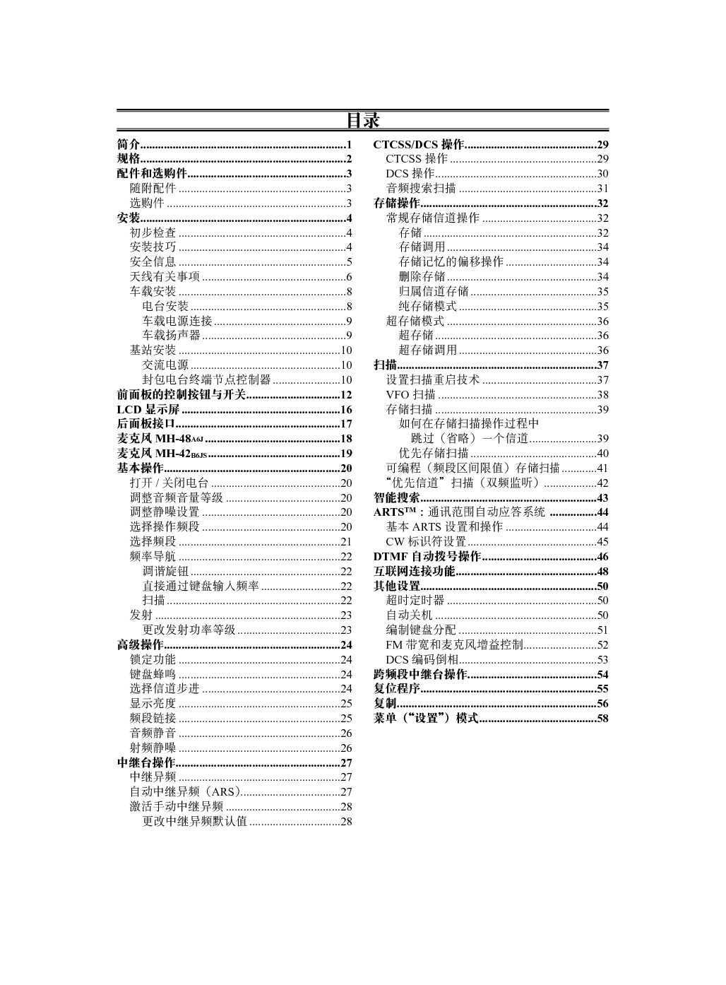 八重洲 YAESU FT-8900R 操作手册 第1页